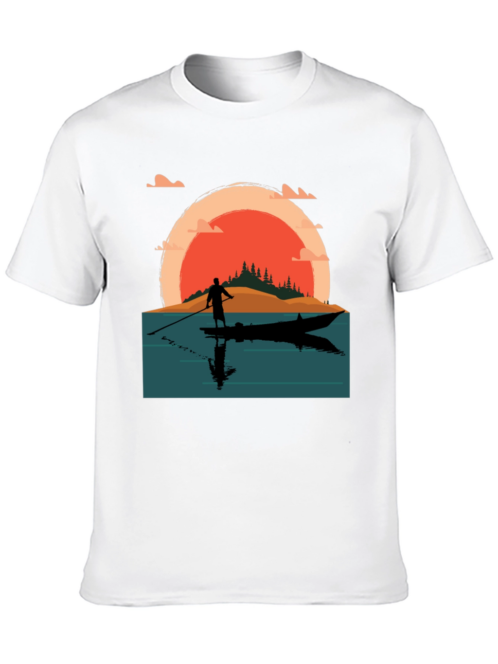 Sunset Paddle Board T-Shirt