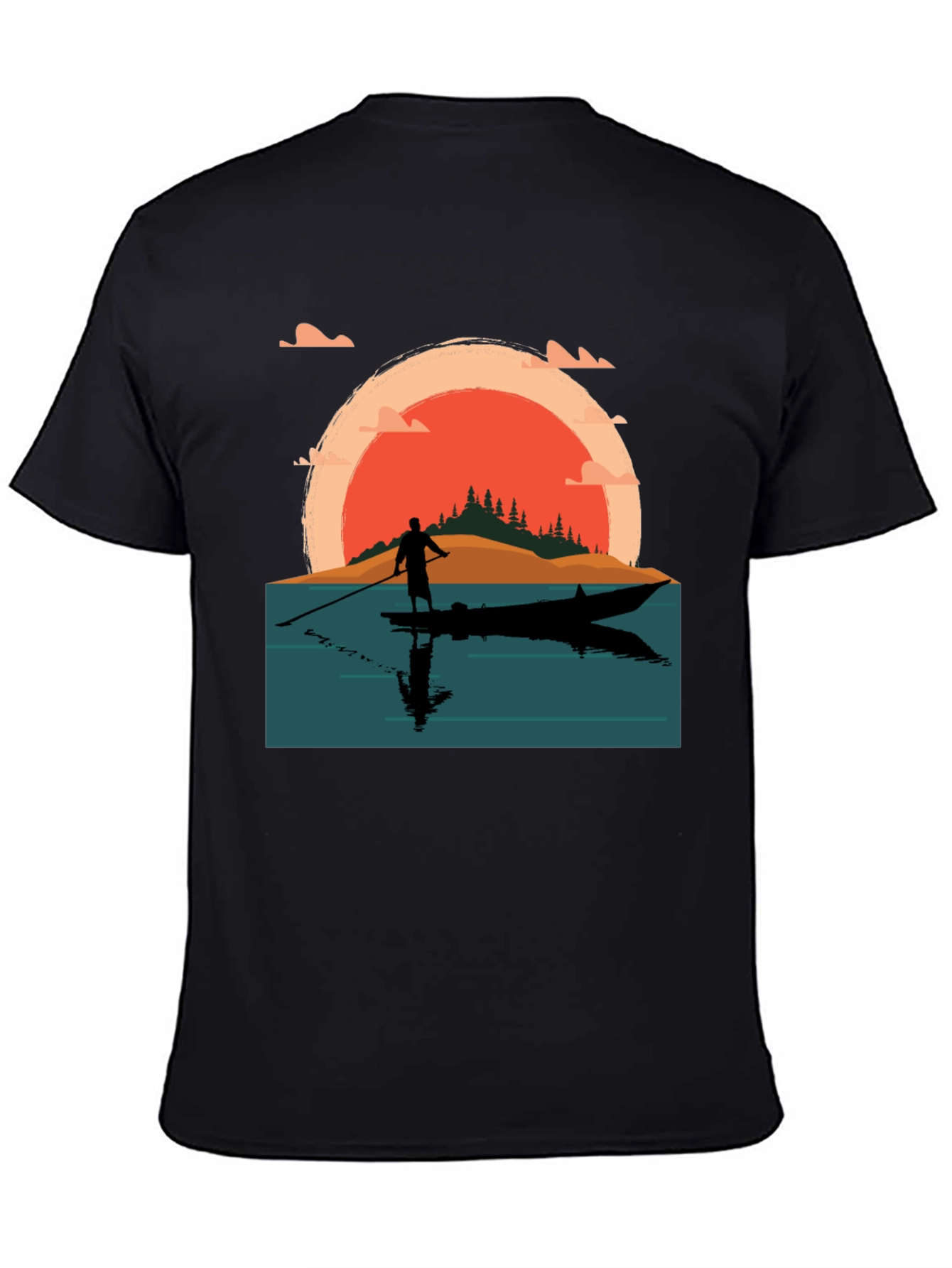 Sunset Paddle Board T-Shirt