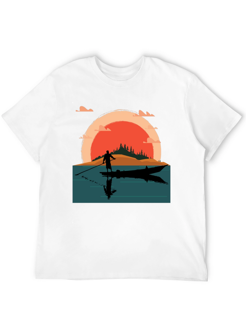 Sunset Paddle Board T-Shirt
