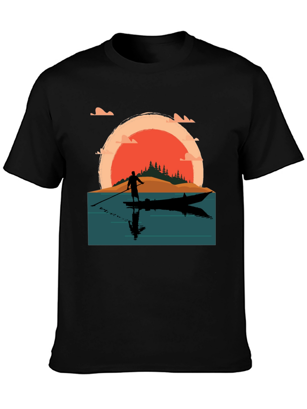 Sunset Paddle Board T-Shirt