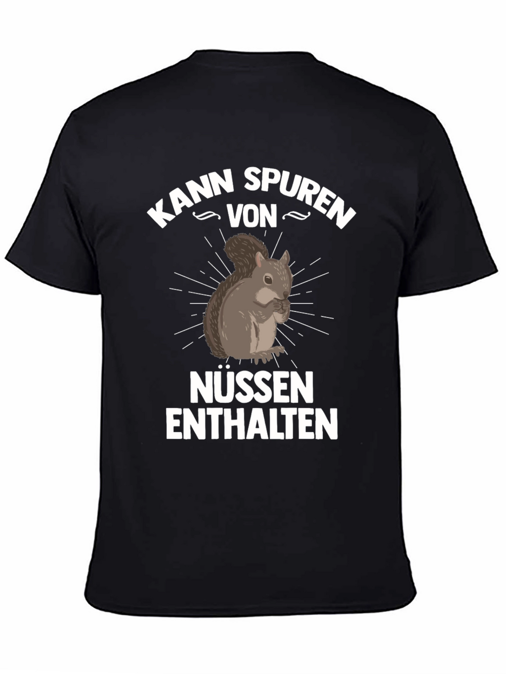 Nut Allergy T-Shirt: Squirrel Design
