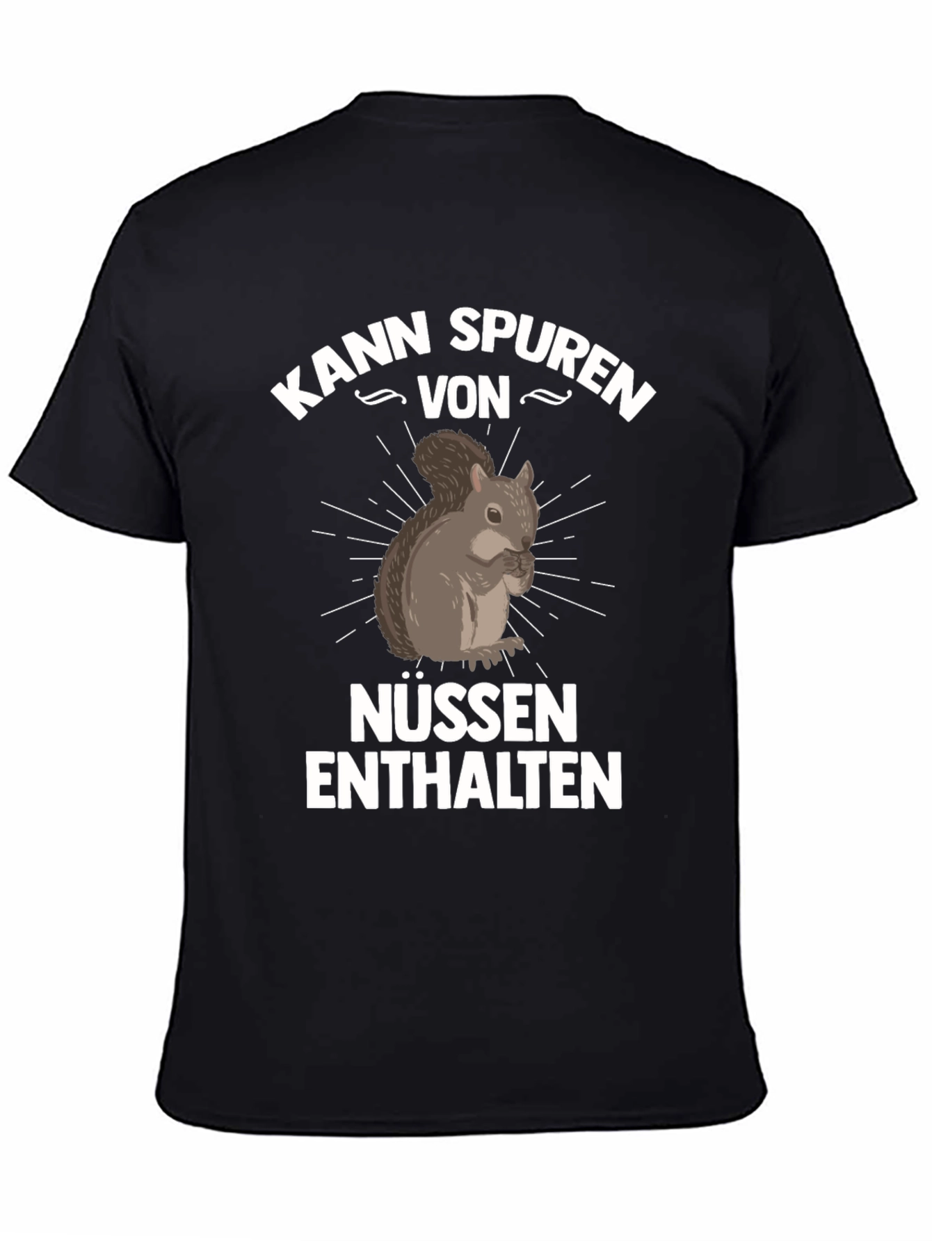 Nut Allergy T-Shirt: Squirrel Design