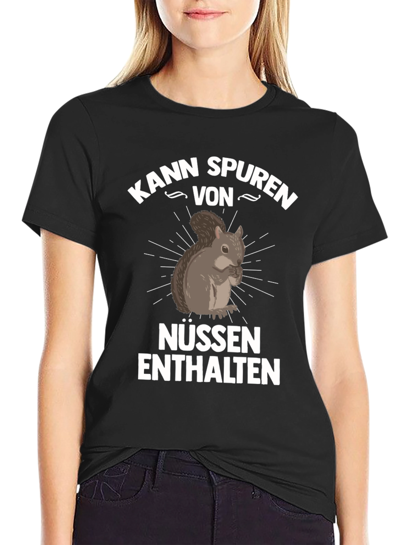 Nut Allergy T-Shirt: Squirrel Design