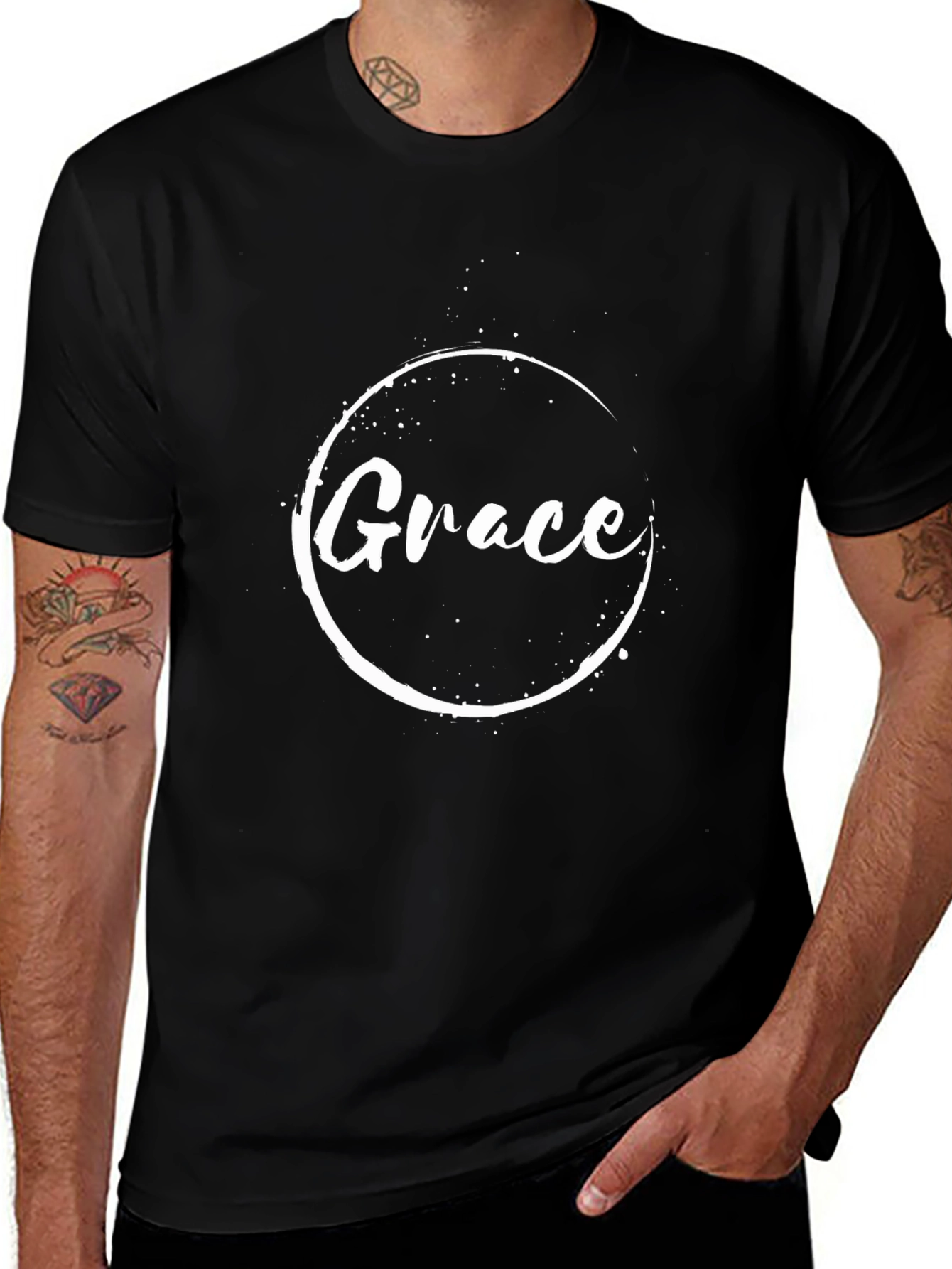 Graceful Black T-Shirt