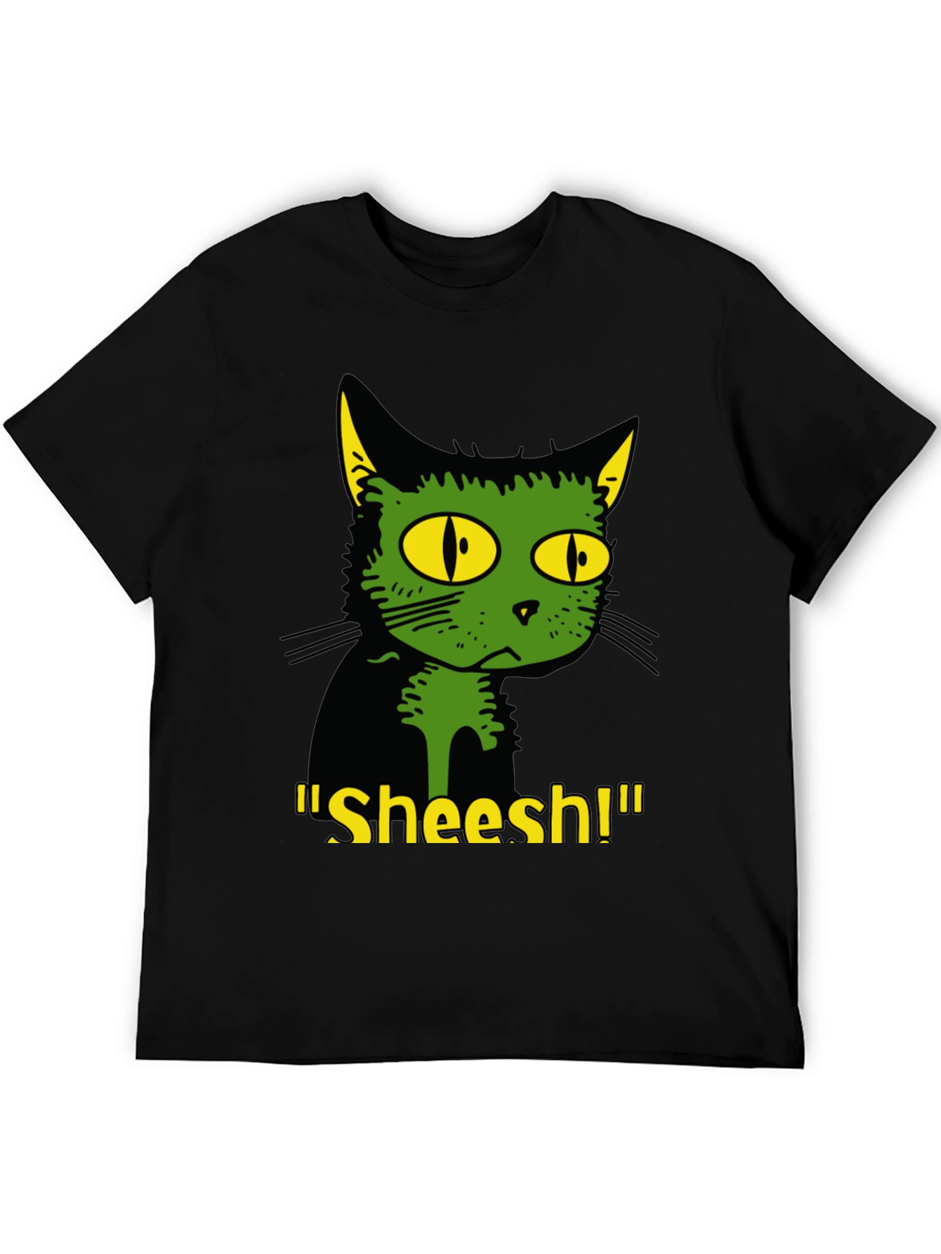 Sheesh Cat Graphic T-Shirt - Unique Design Comfortable Fit