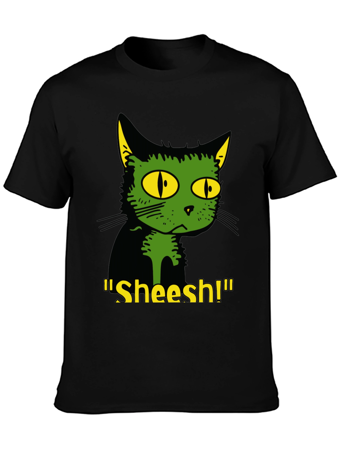 Sheesh Cat Graphic T-Shirt - Unique Design Comfortable Fit