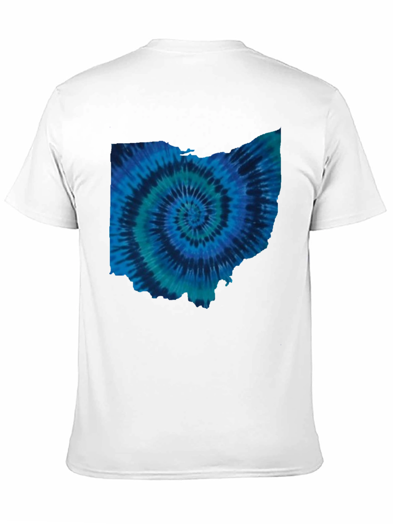 Ohio Tie Dye State Shape T-Shirt