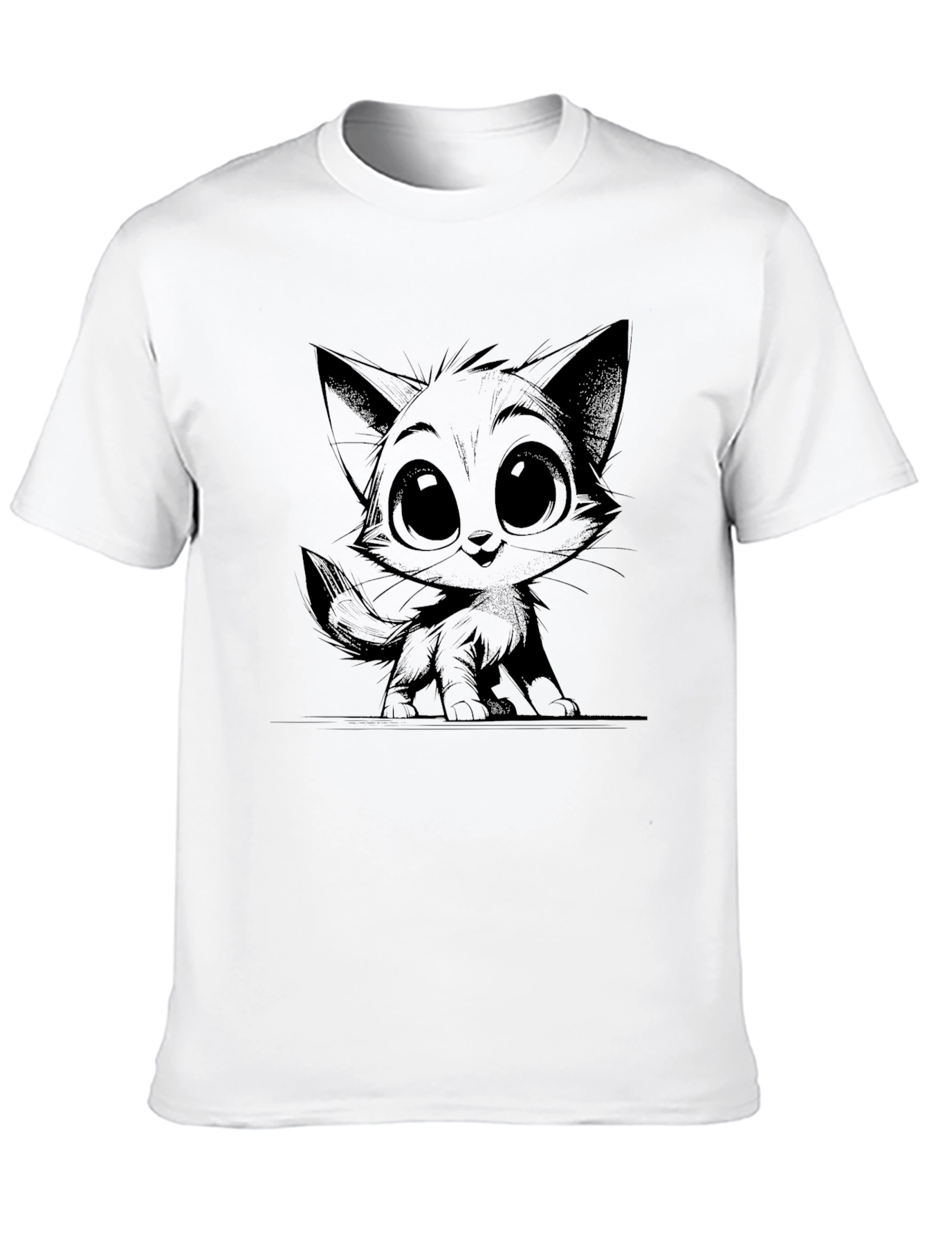 Black Cat Graphic Tee - Unisex Style