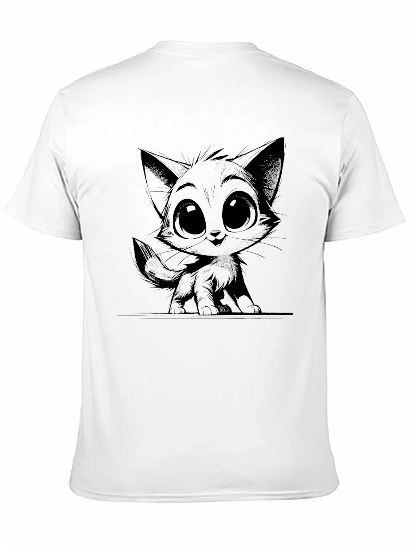 Black Cat Graphic Tee - Unisex Style