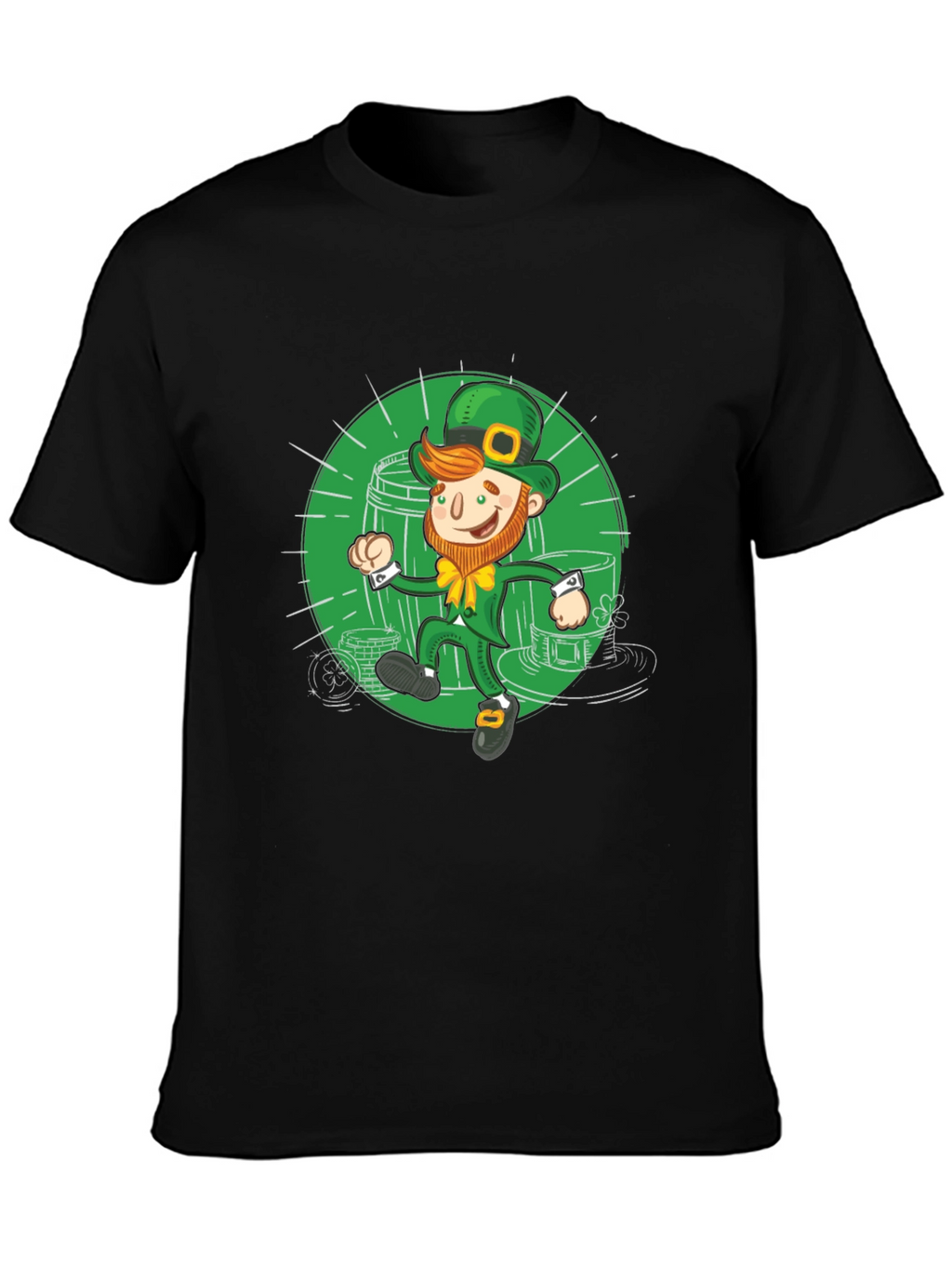 St. Patricks Day Leprechaun Graphic Tee