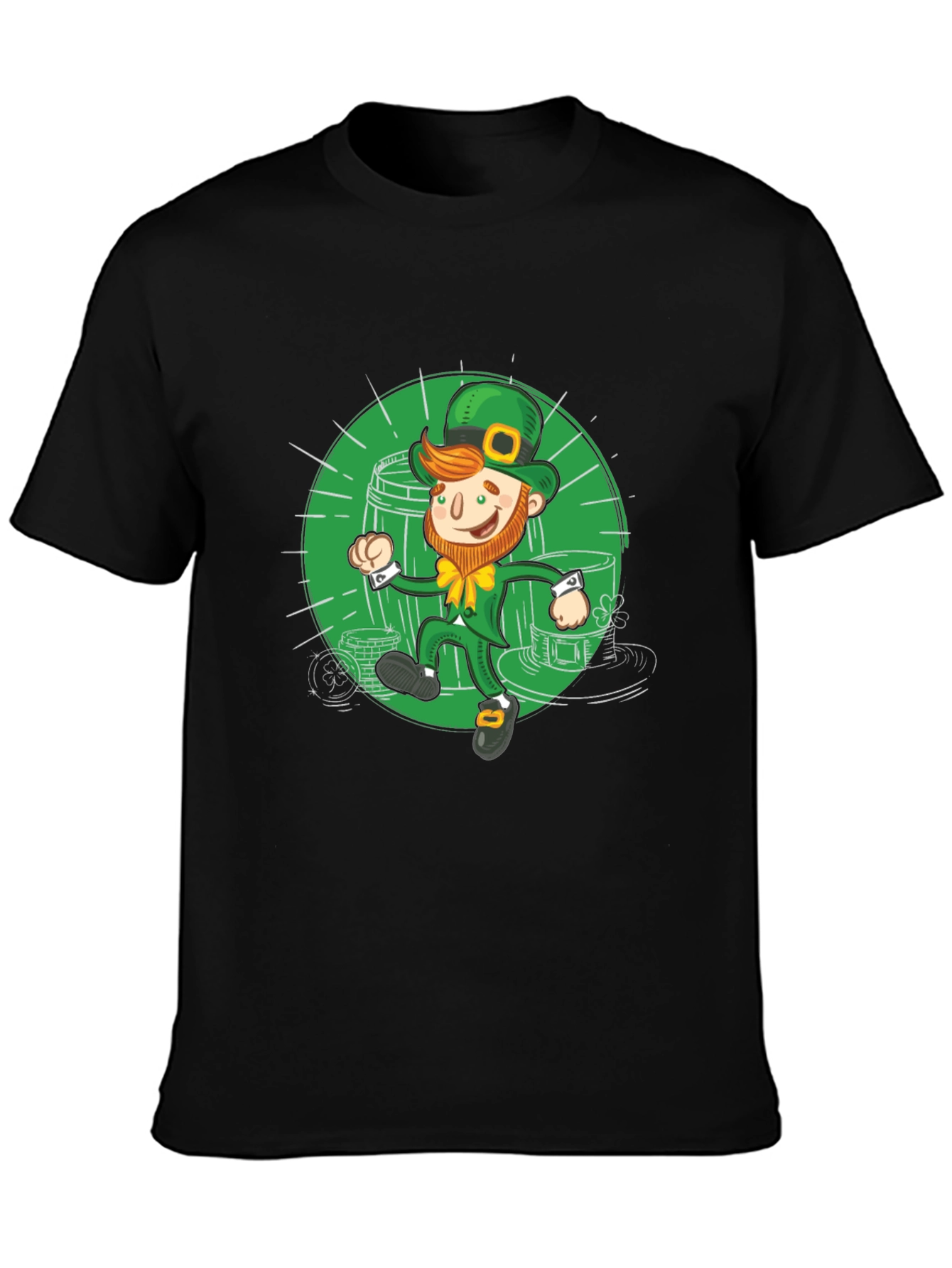 St. Patricks Day Leprechaun Graphic Tee