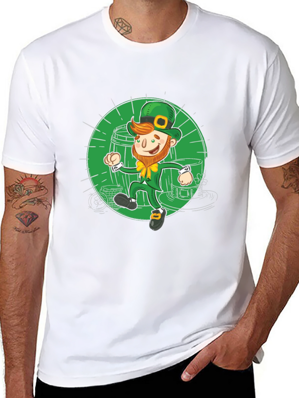 St. Patricks Day Leprechaun Graphic Tee