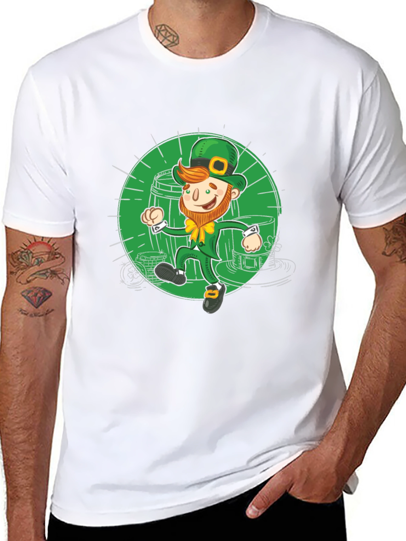 St. Patricks Day Leprechaun Graphic Tee