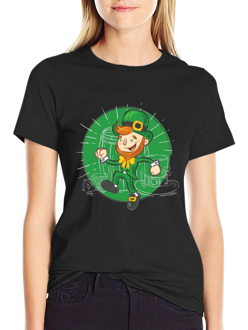 St. Patricks Day Leprechaun Graphic Tee