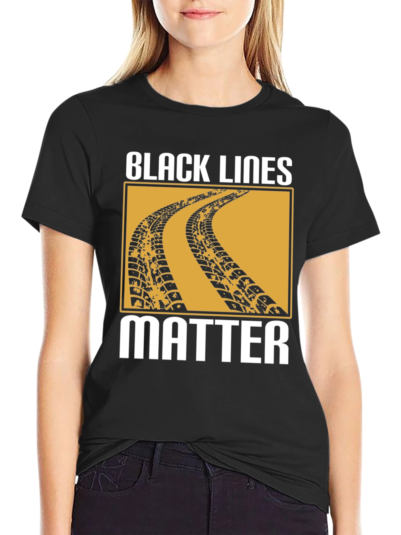 Black Lines Matter T-Shirt