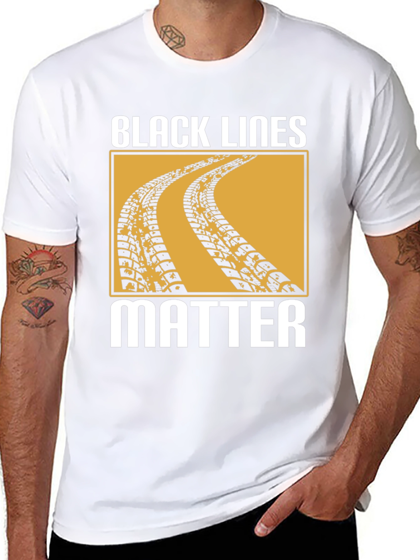Black Lines Matter T-Shirt