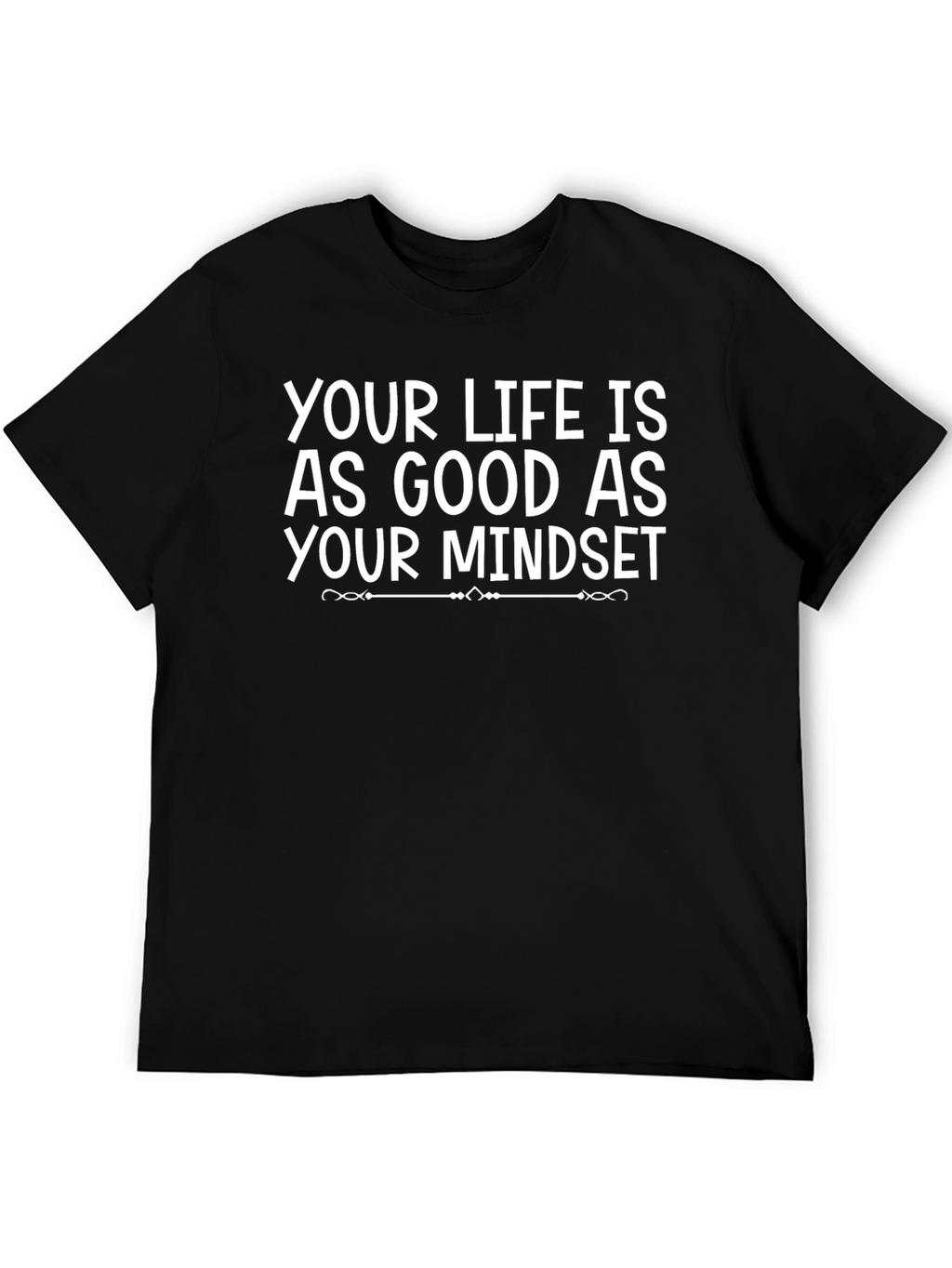 Motivational Mindset T-Shirt - Black