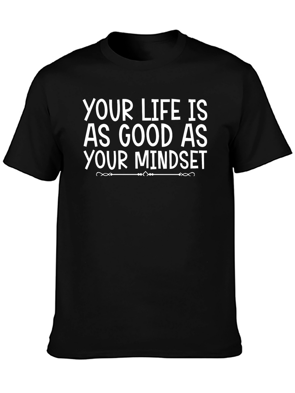 Motivational Mindset T-Shirt - Black