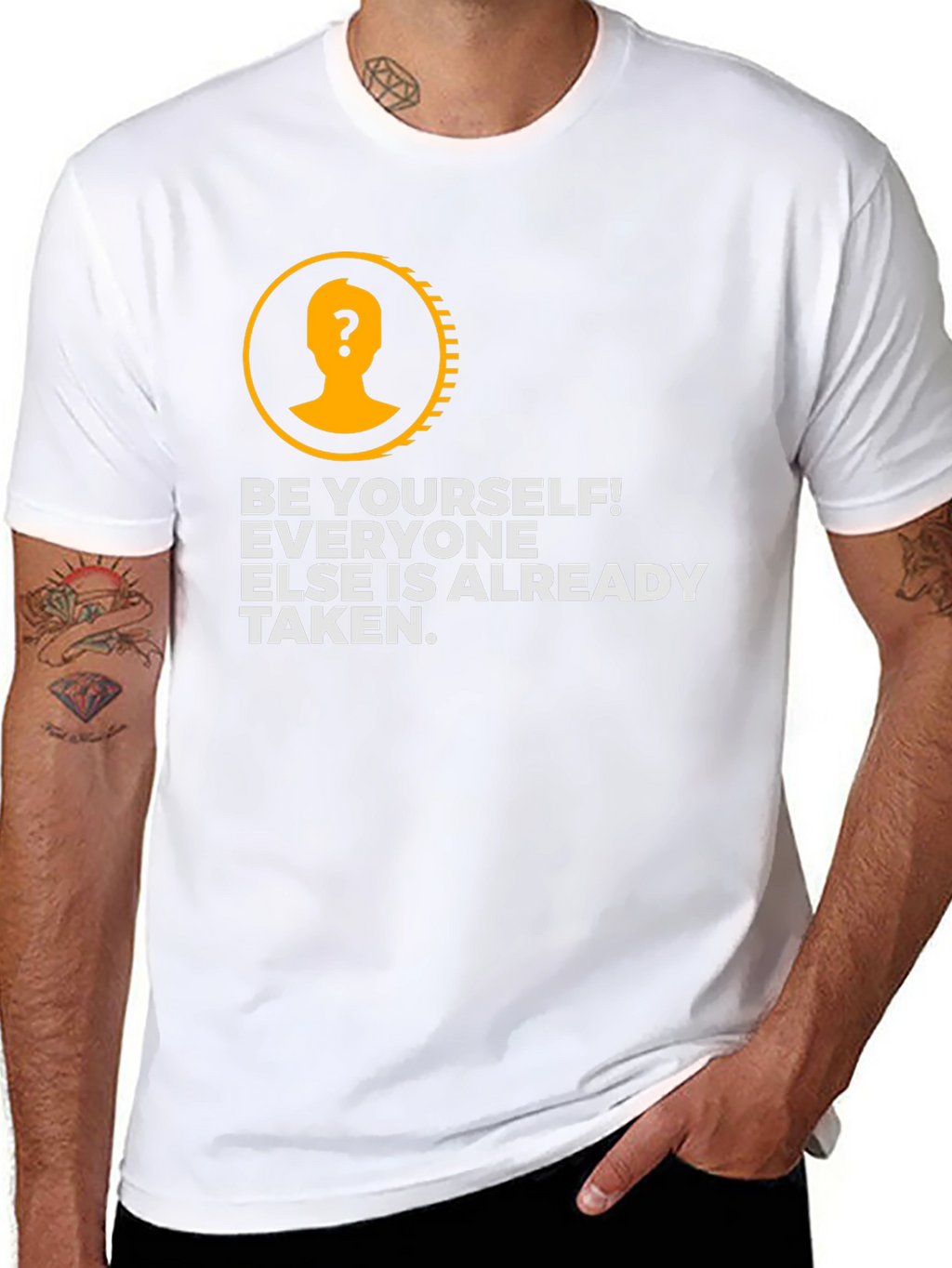 Be Yourself Graphic T-Shirt - Unique Design