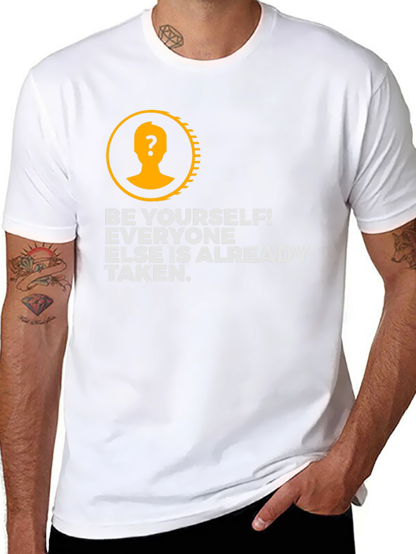 Be Yourself Graphic T-Shirt - Unique Design