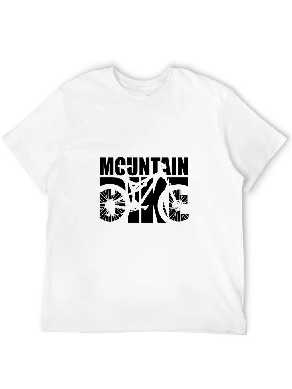 Mountain Bike Graphic T-Shirt - Black