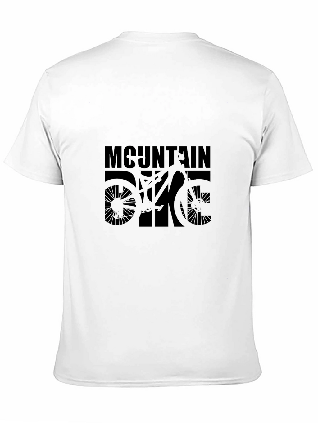 Mountain Bike Graphic T-Shirt - Black