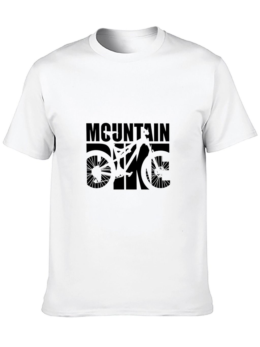 Mountain Bike Graphic T-Shirt - Black