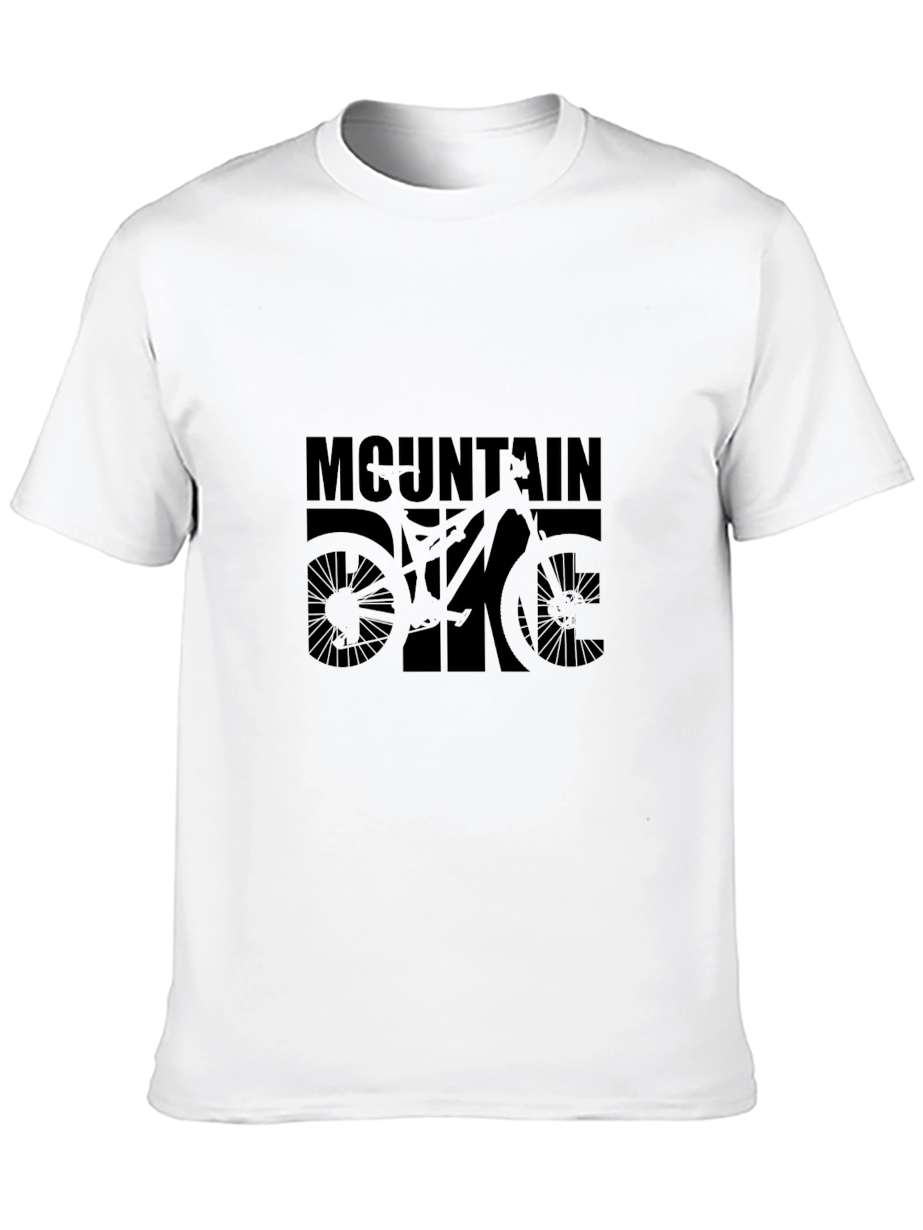 Mountain Bike Graphic T-Shirt - Black