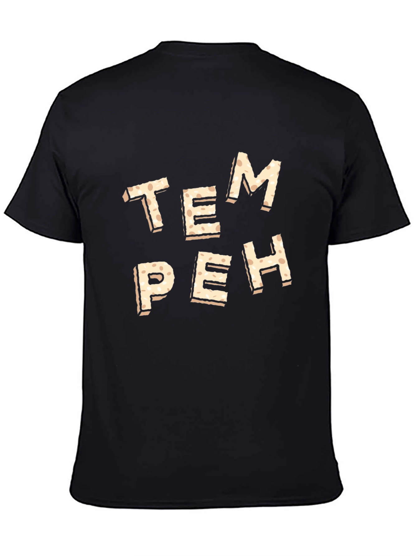 Tempeh Lover Graphic Tee - Soft Cotton Blend Modern Fit