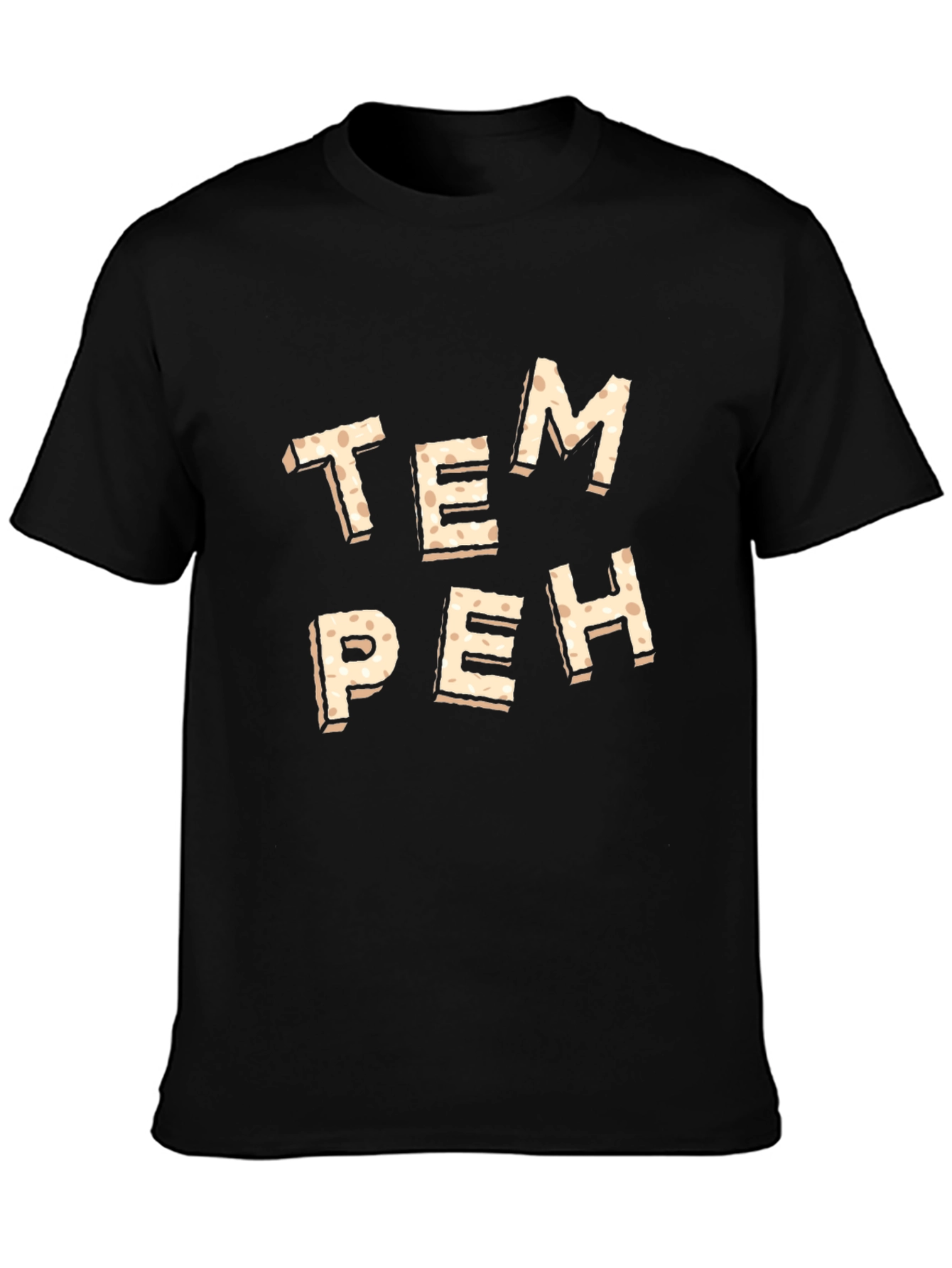 Tempeh Lover Graphic Tee - Soft Cotton Blend Modern Fit
