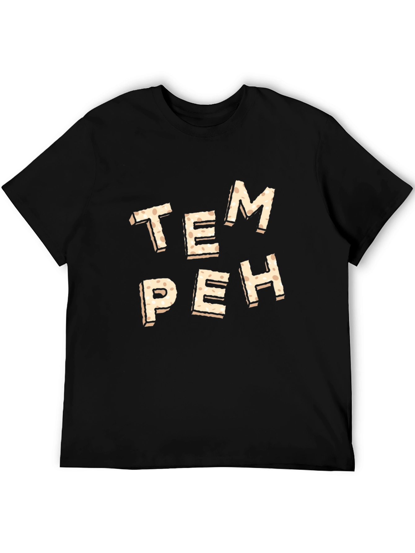 Tempeh Lover Graphic Tee - Soft Cotton Blend Modern Fit
