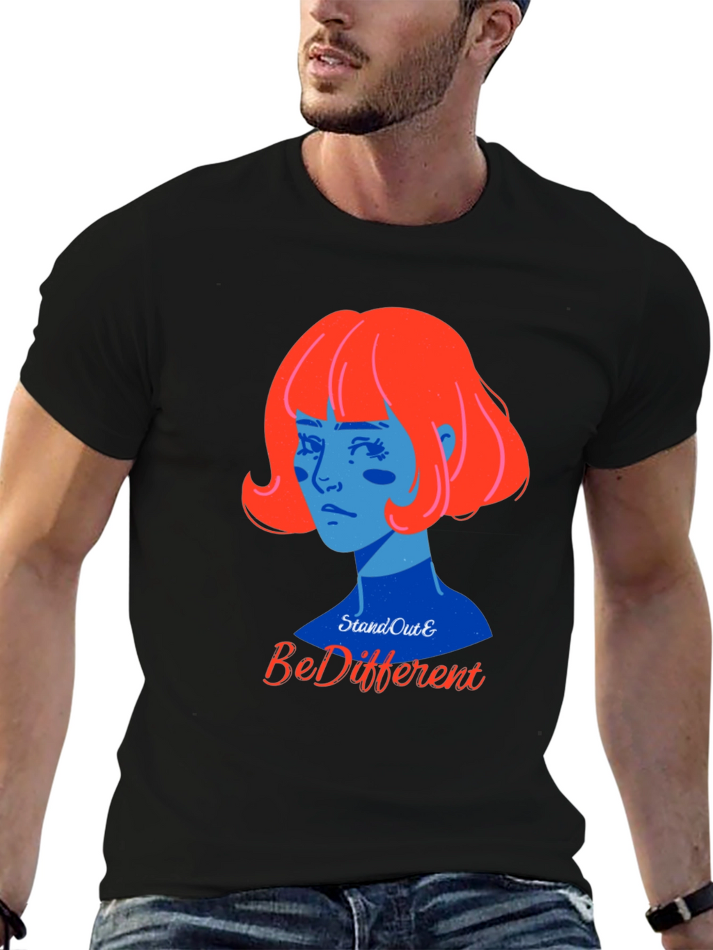 Stand Out Be Different Graphic Tee
