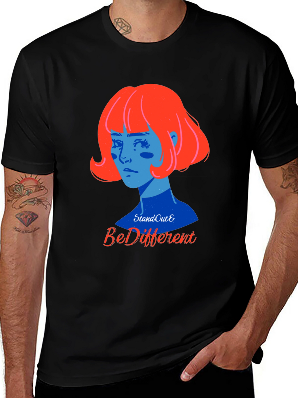 Stand Out Be Different Graphic Tee