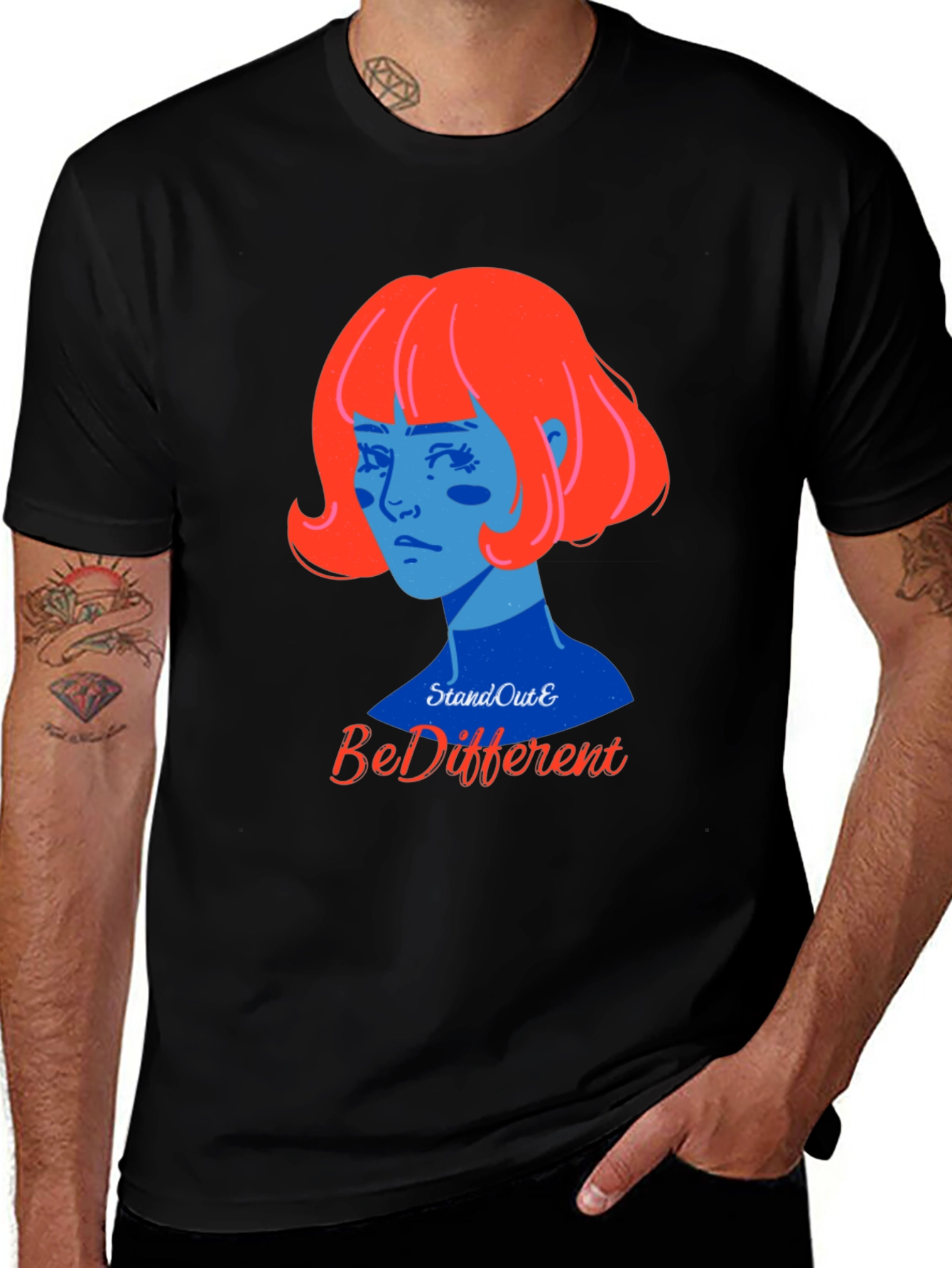 Stand Out Be Different Graphic Tee
