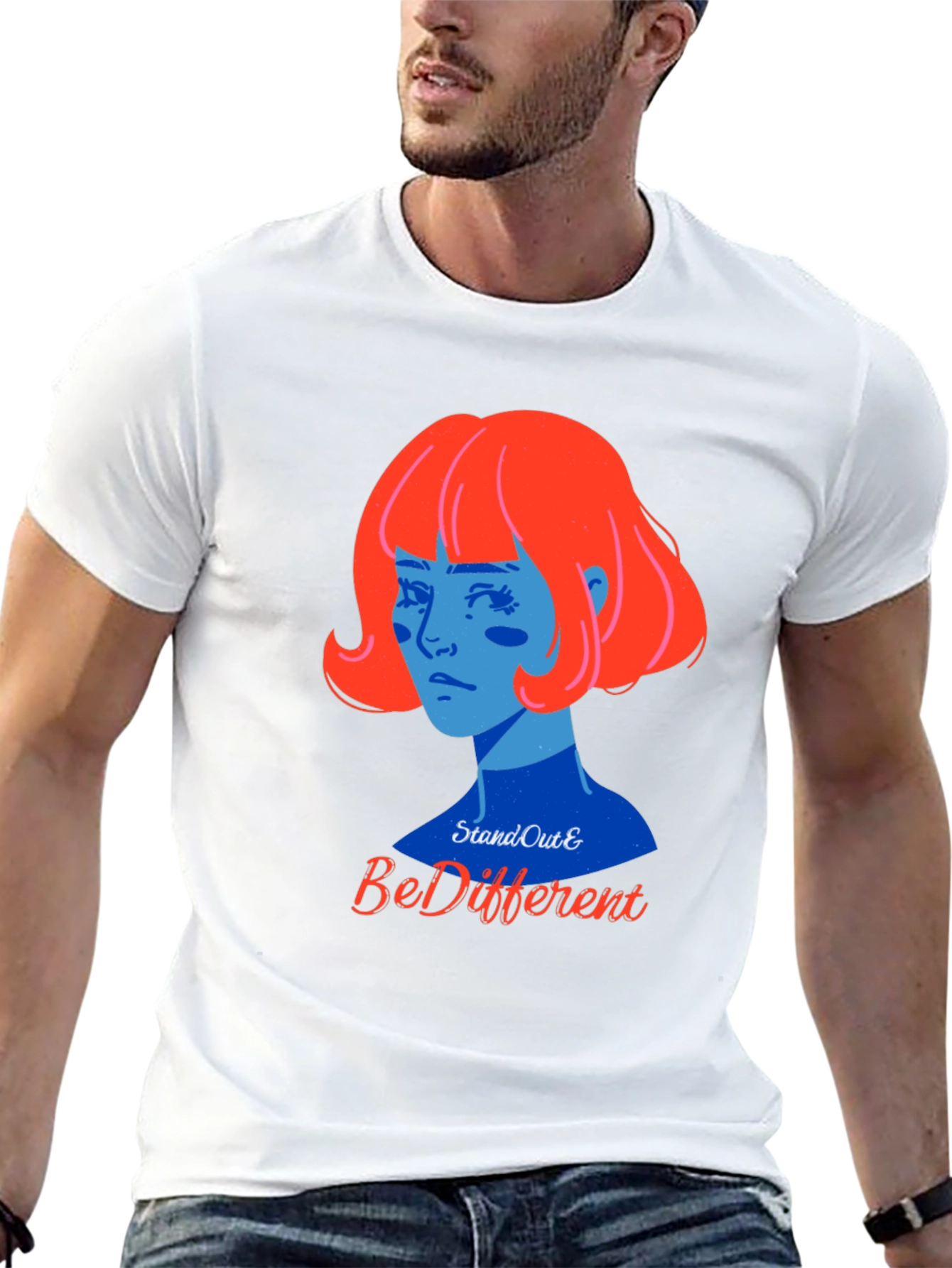Stand Out Be Different Graphic Tee