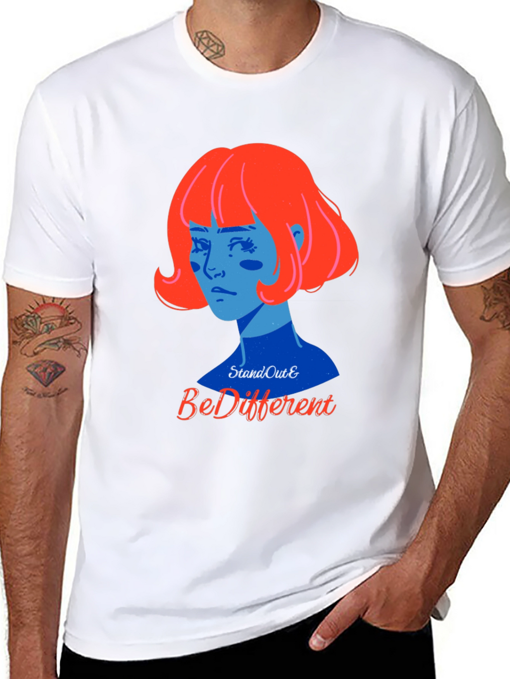 Stand Out Be Different Graphic Tee