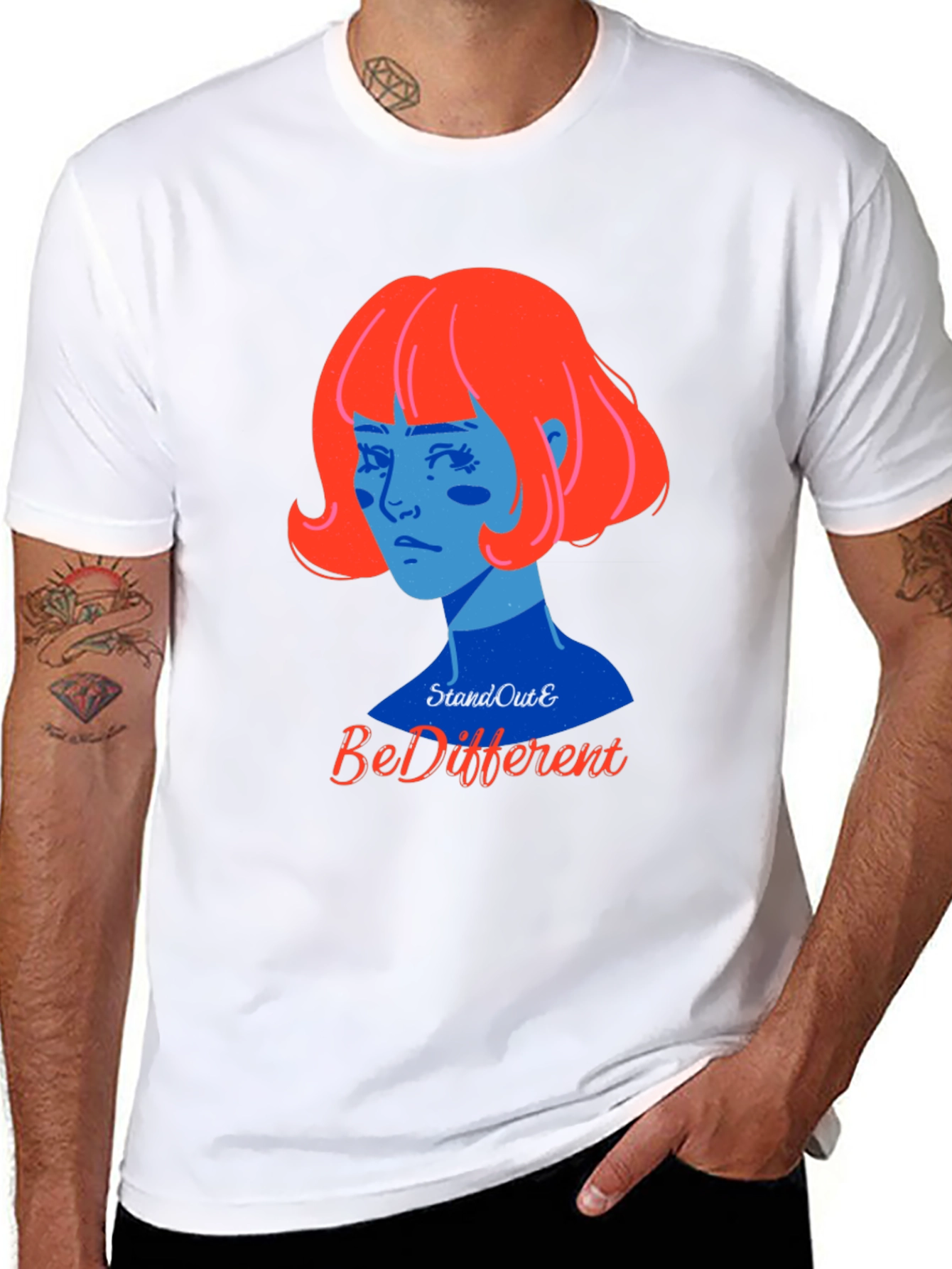 Stand Out Be Different Graphic Tee