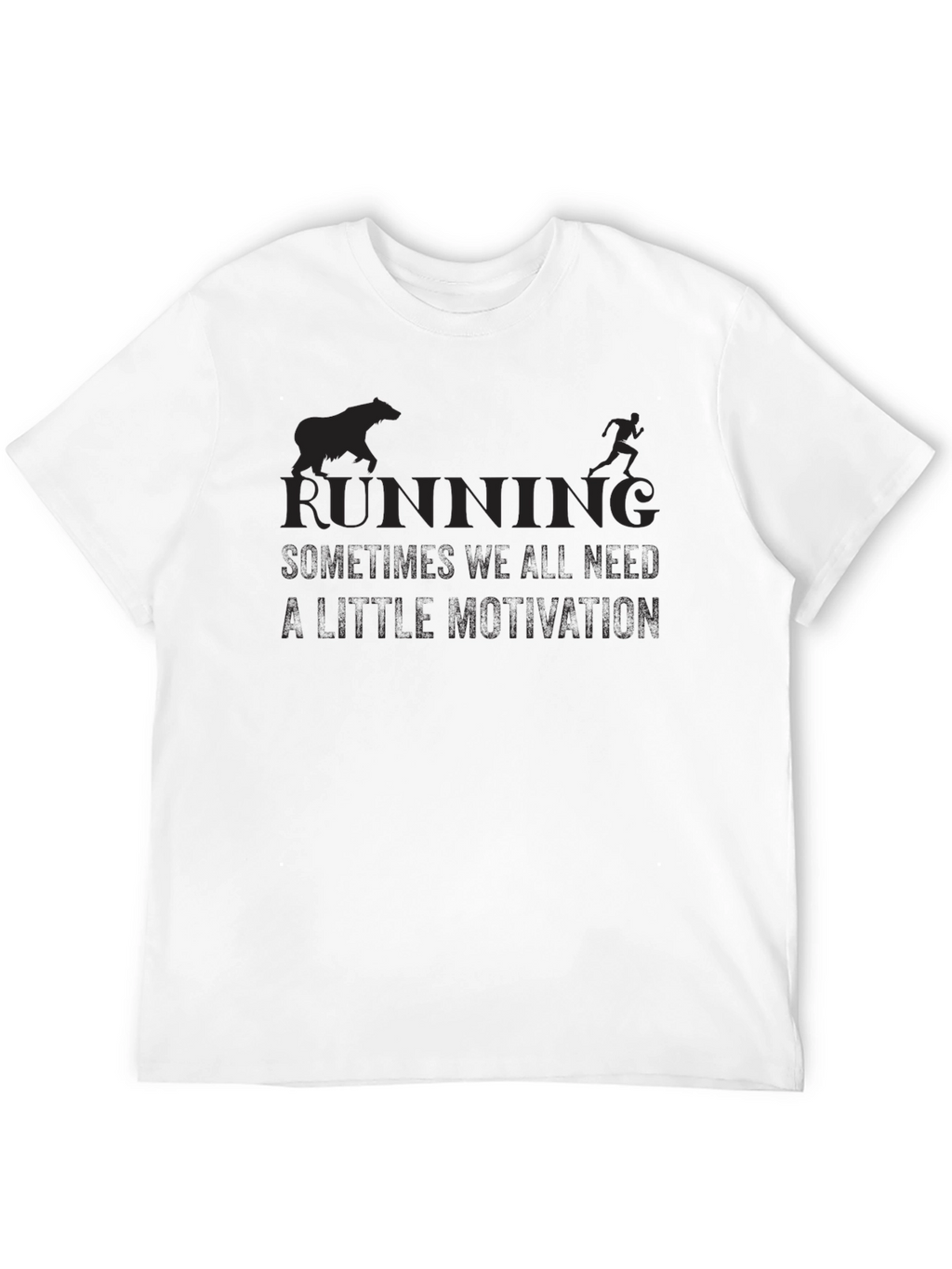Running Motivation Black T-Shirt