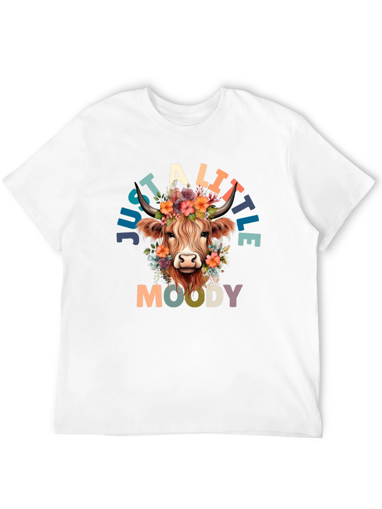 Just a Little Moody Cow Graphic Tee