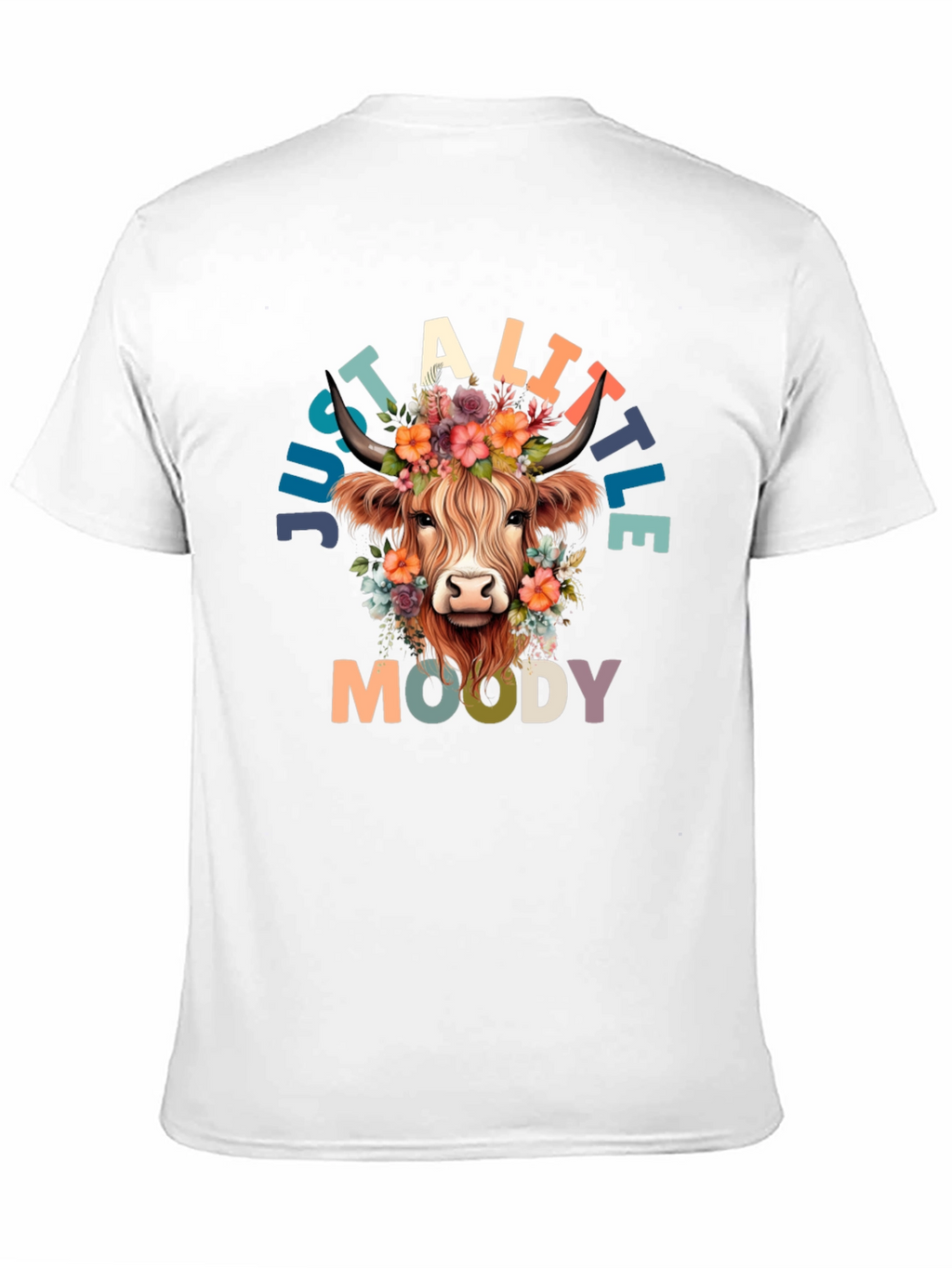 Just a Little Moody Cow Graphic Tee