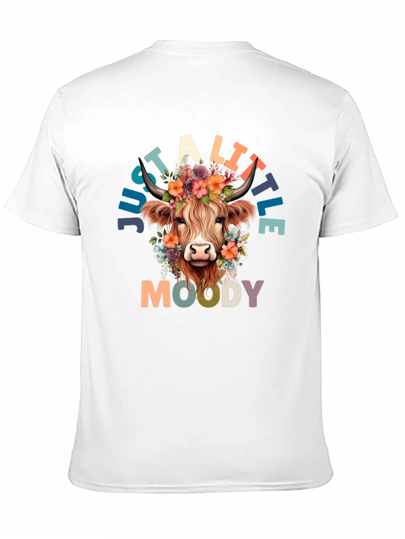 Just a Little Moody Cow Graphic Tee