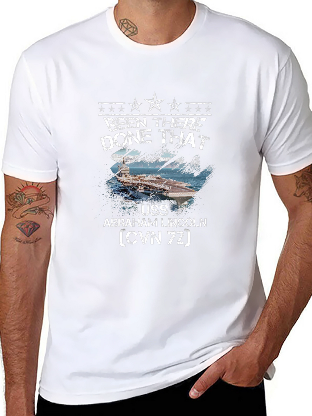 USS Abraham Lincoln (CVN 72) Veteran T-Shirt