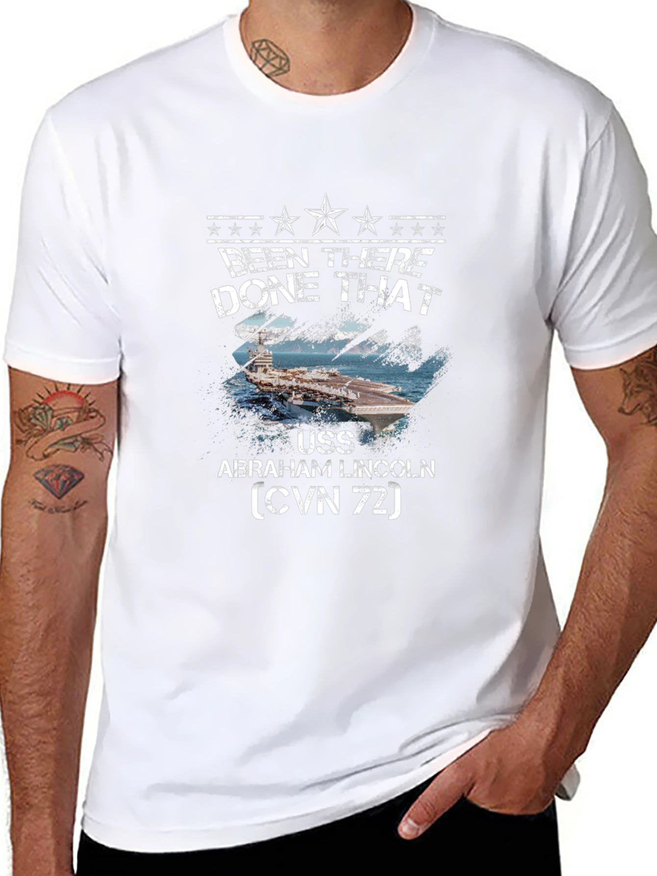USS Abraham Lincoln (CVN 72) Veteran T-Shirt