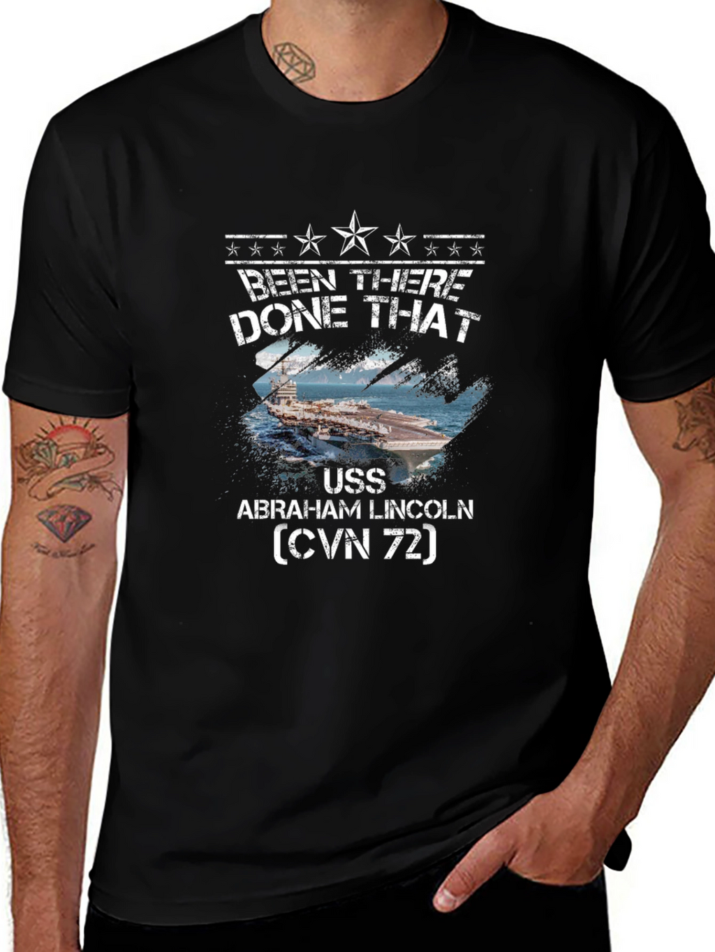 USS Abraham Lincoln (CVN 72) Veteran T-Shirt