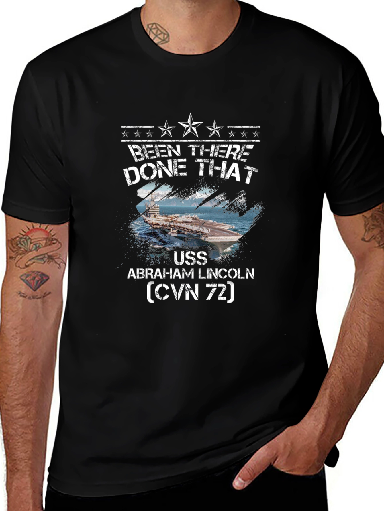 USS Abraham Lincoln (CVN 72) Veteran T-Shirt
