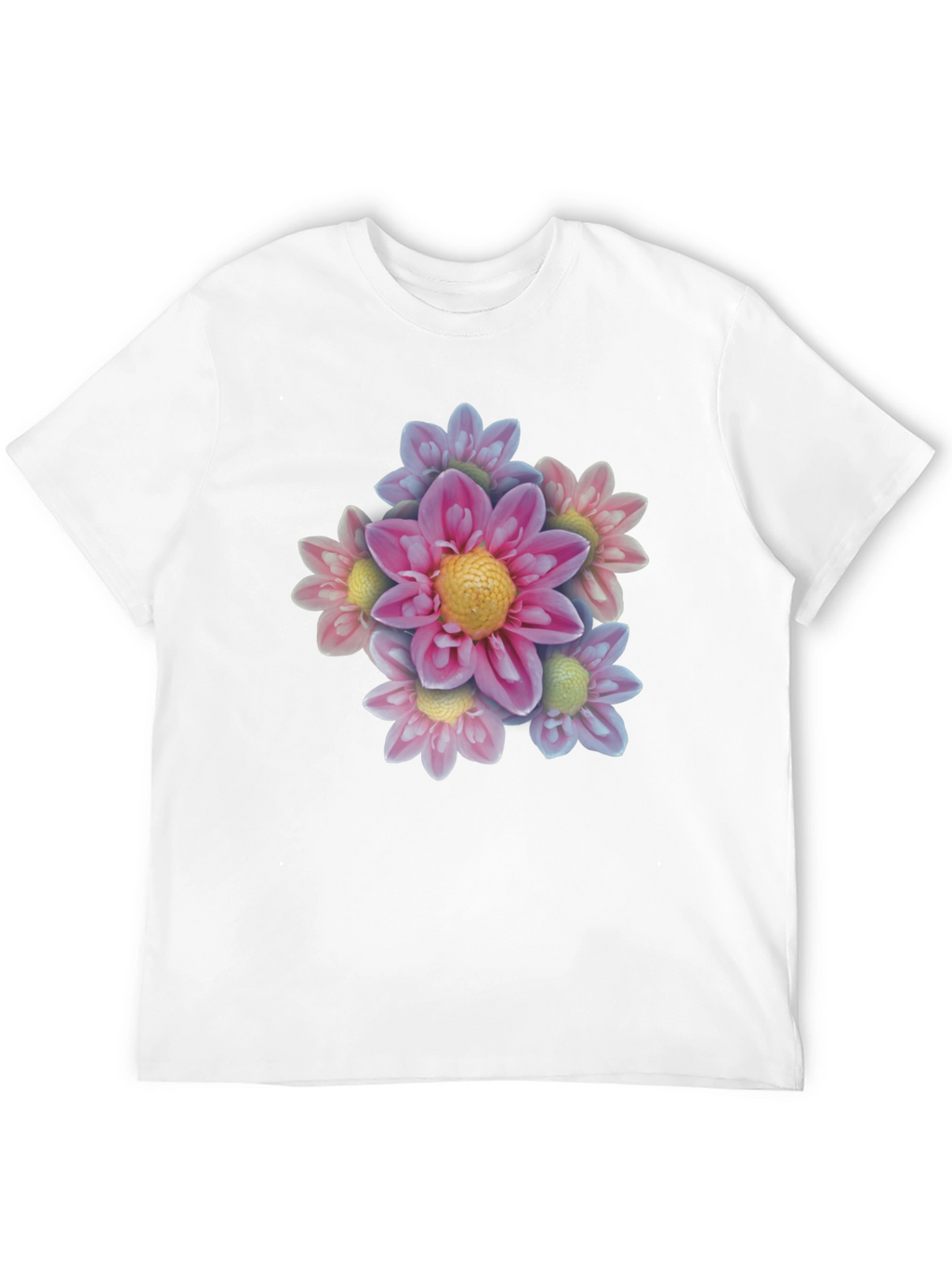 Floral Bouquet Black T-Shirt