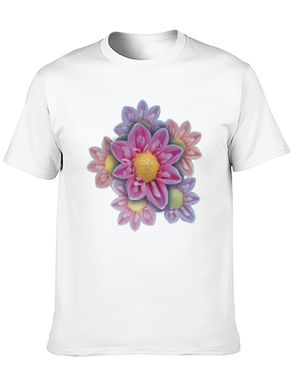 Floral Bouquet Black T-Shirt