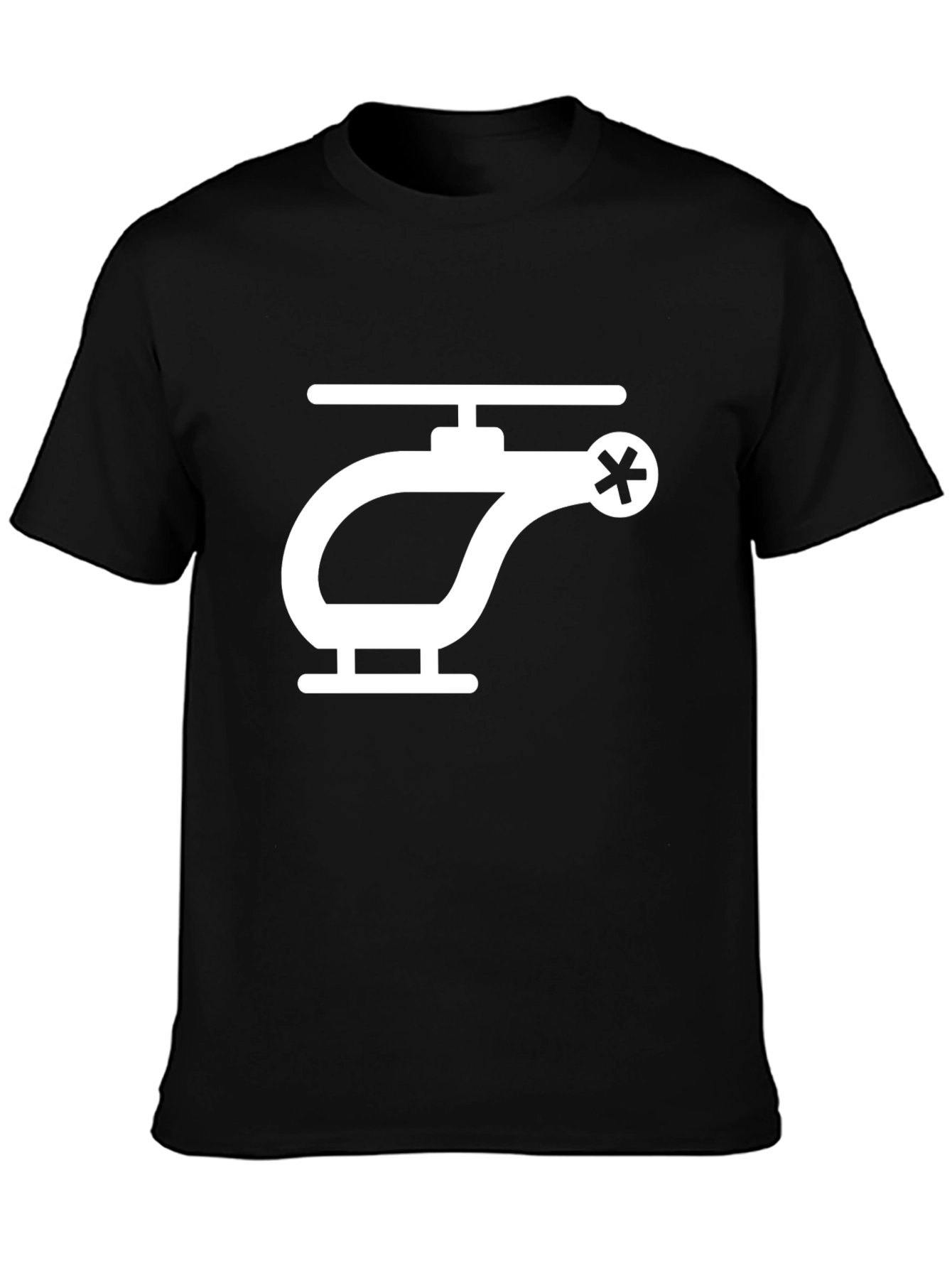 Helicopter Graphic Tee - Unique Design