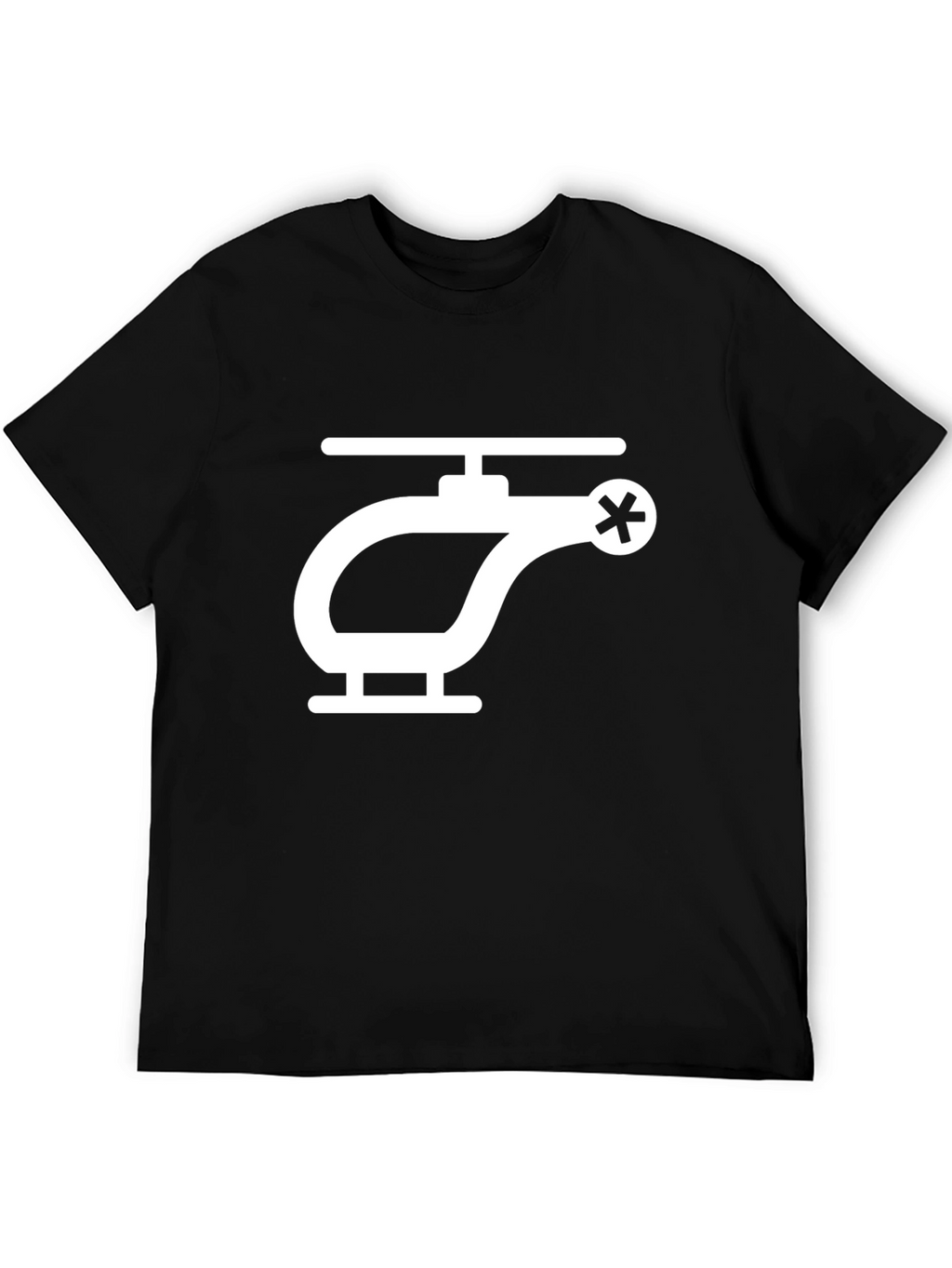 Helicopter Graphic Tee - Unique Design