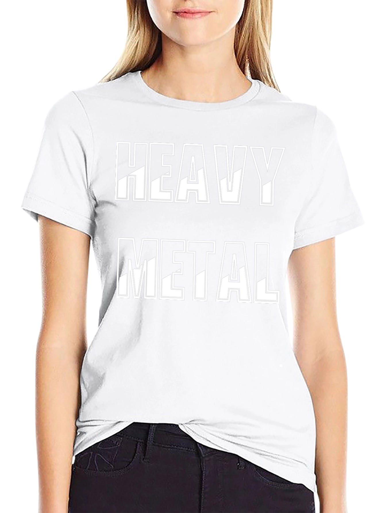 Heavy Metal Graphic Tee - Black Cotton T-Shirt